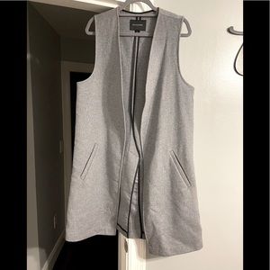 Banana Republic wool blend long vest